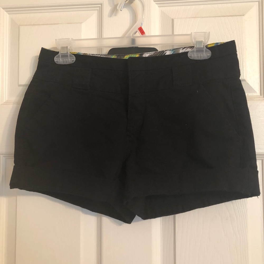 Black dress shorts